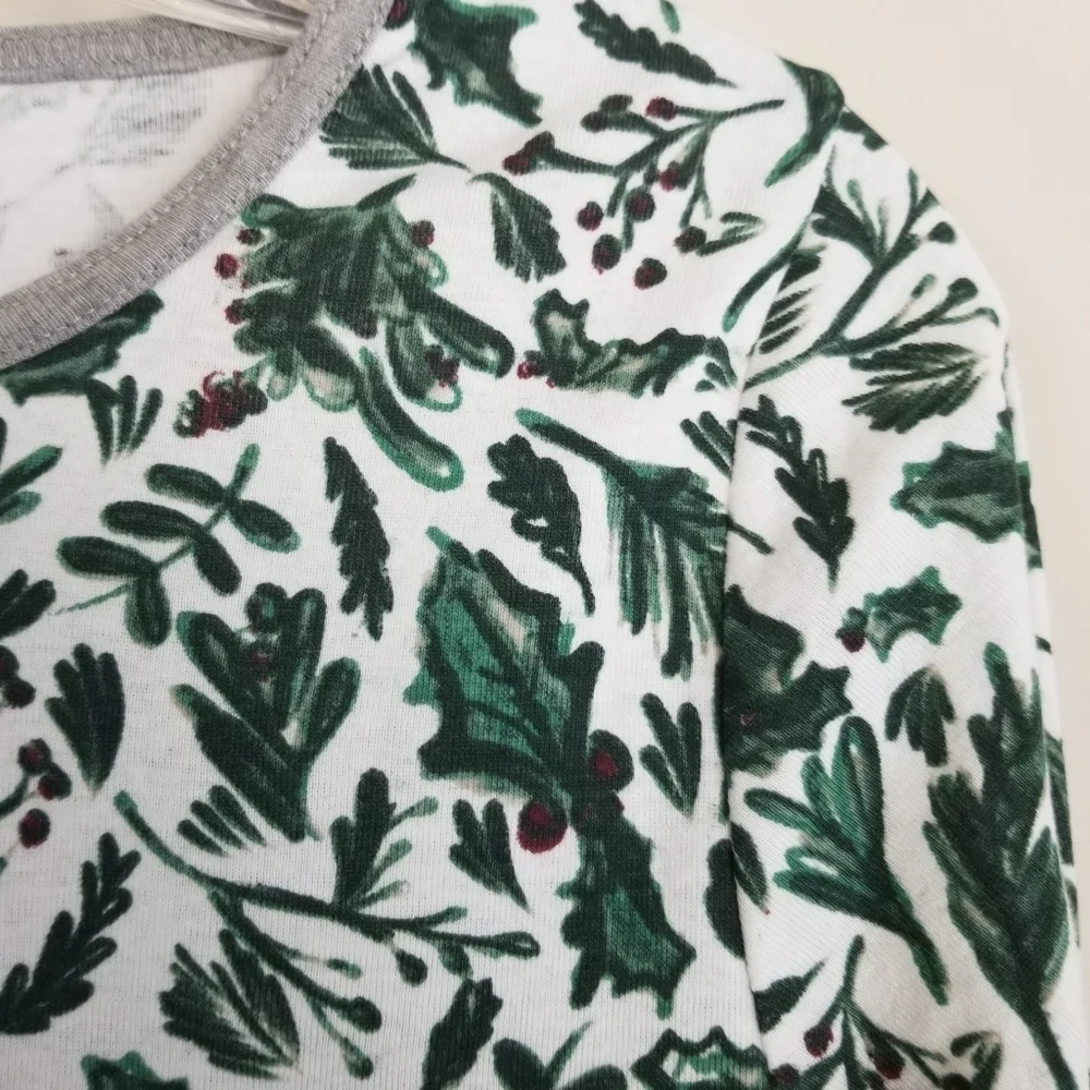 Stitch Fix Threads 4 Thought Sleep Holly Print Top Organic Cotton Small NWT